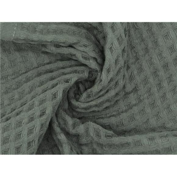 Olive Green Cotton Waffle Hand Towels 3 Pack Quick Dry Absorbent Bathroom Kitche - Picture 5 of 8